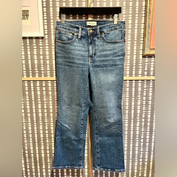 Madewell Cali Denim Boot Cut Ankle Length Sz 28P - Picture 1 of 9